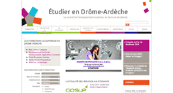 Desktop Screenshot of etudierendromeardeche.fr
